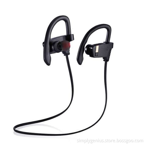 over-ear rechargeable mini wireless necklace earphone